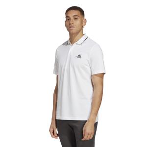 Poloshirt med lille logo og piqué adidas Essentials image-1