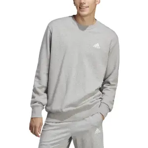 Sweatshirt kleines gesticktes Logo Molton adidas Essentials image-3