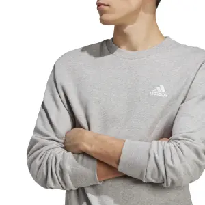 Sweatshirt kleines gesticktes Logo Molton adidas Essentials image-5
