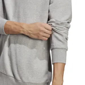 Sweatshirt kleines gesticktes Logo Molton adidas Essentials image-6