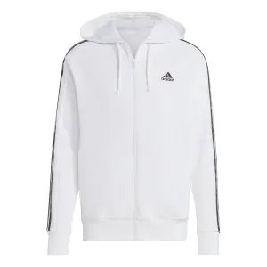 Zip-up hooded tracksuit jacket adidas 3-Stripes Essentials French Terry image-0