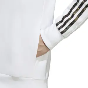 Zip-up hooded tracksuit jacket adidas 3-Stripes Essentials French Terry image-5