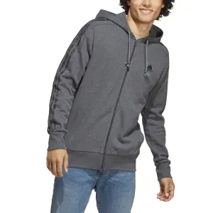 Zip-up hoodie adidas 3-Stripes Essentials French Terry image-2