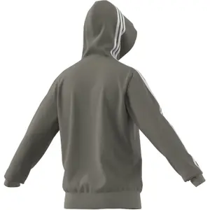 Sweatshirt full zip hoodie adidas Essentials French Terry 3-Stripes image-2