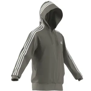 Sweatshirt full zip hoodie adidas Essentials French Terry 3-Stripes image-4