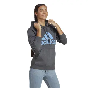 Sweatshirt regular hooded fleece woman adidas Essentials Big Logo image-6