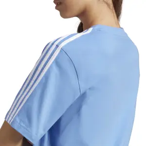 Vestido camisero boyfriend de mujer adidas Essentials 3-Stripes Single image-6