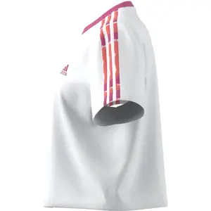 Topo da cultura feminina adidas Essentials 3-Stripes image-5
