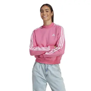 Sweatshirt women's half-collar fleece adidas Essentials 3-Stripes image-1