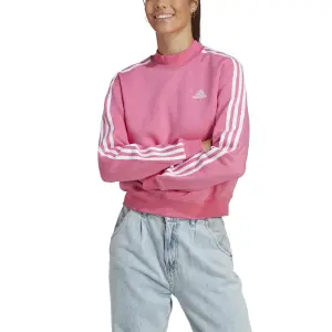 Sweatshirt women's half-collar fleece adidas Essentials 3-Stripes image-2