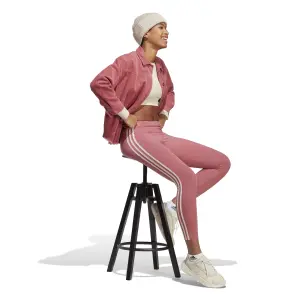 Legging cintura alta jersey sencillo mujer adidas Essentials 3-Stripes image-2