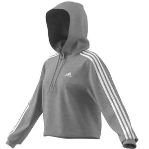 Cropped Hoodie Damen adidas 3-Stripes Essentials French Terry image-5