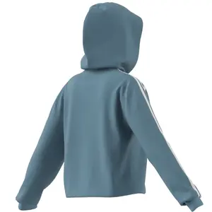 Sweatshirt hooded court fleece woman adidas Essentials 3-Stripes image-6