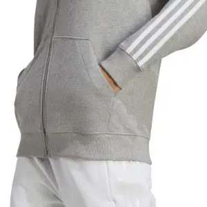 Sweatshirt regelmäßigen Full Zip Kapuze Molton Frau adidas Essentials 3-Stripes image-5