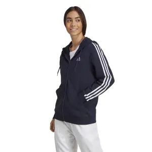 Sweatshirt regelmäßigen Full Zip Kapuze Molton Frau adidas Essentials 3-Stripes image-1