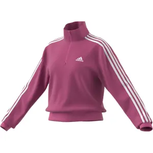 Sweatshirt 1/4 zip woman adidas Essentials 3-Stripes image-0
