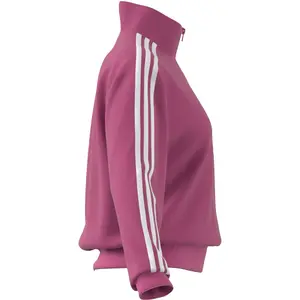 Sweatshirt 1/4 zip woman adidas Essentials 3-Stripes image-5