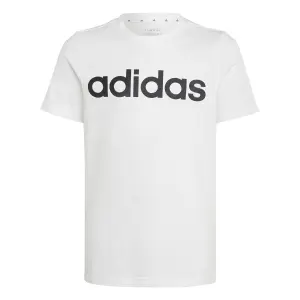 Camiseta de algodón con logotipo para niños adidas Essentials Linear image-1