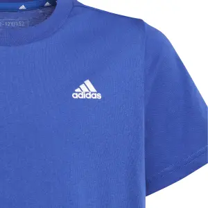 Camiseta pequeña de algodón con logotipo para niños adidas Essentials image-3