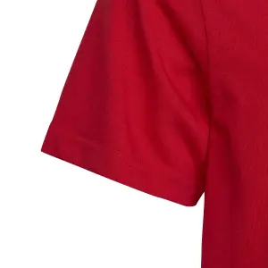 Camiseta pequeña de algodón con logotipo para niños adidas Essentials image-4