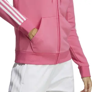 Sweatshirt women's hooded zipped fleece adidas Essentials 3-Stripes image-6