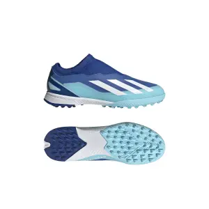 Fußballschuhe ohne Schnürsenkel Kind adidas X Crazyfast.3 Turf - Marinerush Pack image-4