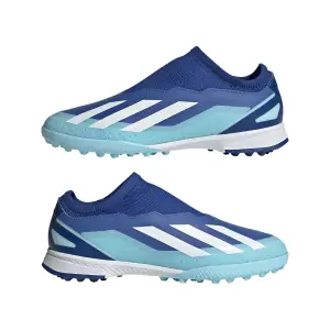 Fußballschuhe ohne Schnürsenkel Kind adidas X Crazyfast.3 Turf - Marinerush Pack image-3