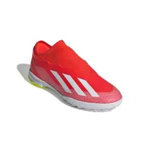 Scarpe calcio senza lacci per bambini adidas X Crazyfast League Turf image-2