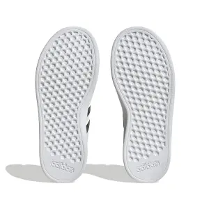 Children's lace-up elastic trainers with upper strap adidas Grand Court image-4