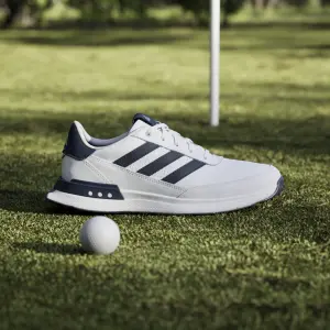 Zapatos de golf sin clavos de piel adidas S2G 24 image-5