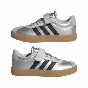 Soft leather skateboard shoes for toddlers adidas VL Court 3.0 image-2