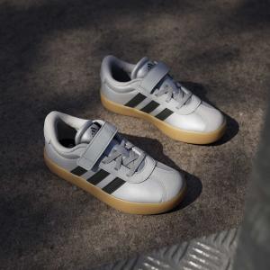 Soft leather skateboard shoes for toddlers adidas VL Court 3.0 image-5