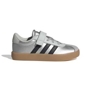 Soft leather skateboard shoes for toddlers adidas VL Court 3.0 image-0