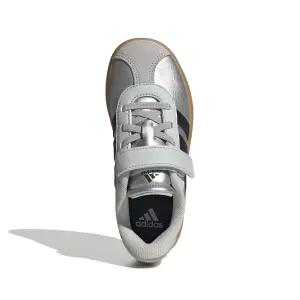 Sapatilhas de skateboard em couro macio para mini crianças adidas VL Court 3.0 image-3