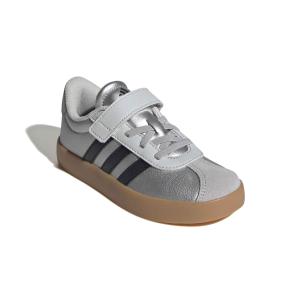 Soft leather skateboard shoes for toddlers adidas VL Court 3.0 image-1