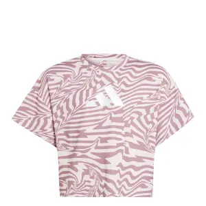 Maillot imprimé fille adidas Aeroready image-0