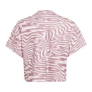 Maillot imprimé fille adidas Aeroready image-1