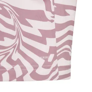 Maillot imprimé fille adidas Aeroready image-3