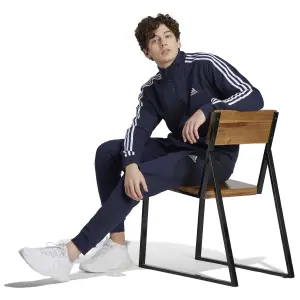 Molton-Trainingsanzug adidas Basic 3-Stripes image-4