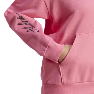 Felpa con cappuccio da donna adidas Varsity Scribble French Terry image-5