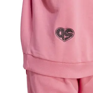 Felpa con cappuccio da donna adidas Varsity Scribble French Terry image-6
