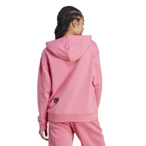 Felpa con cappuccio da donna adidas Varsity Scribble French Terry image-4