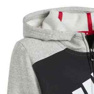 Tuta da ginnastica in pile per bambini adidas Essentials Big Logo image-5