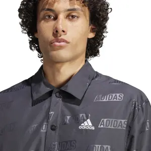 Embossed woven coaches jacket adidas image-5