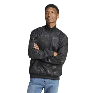 1/4 rits sweatshirt met reliëfpatroon adidas image-1