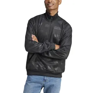 1/4 rits sweatshirt met reliëfpatroon adidas image-2