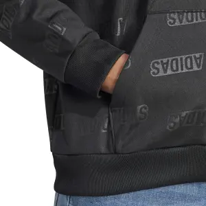 1/4 rits sweatshirt met reliëfpatroon adidas image-6