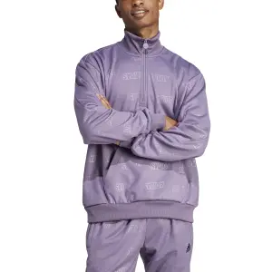 Bluza rozpinana 1/4 z wytłoczonym wzorem adidas image-2