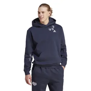 Hooded sweatshirt fleece adidas Scribble image-1