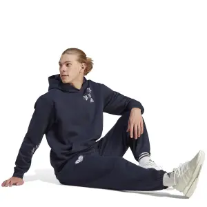 Hooded sweatshirt fleece adidas Scribble image-3